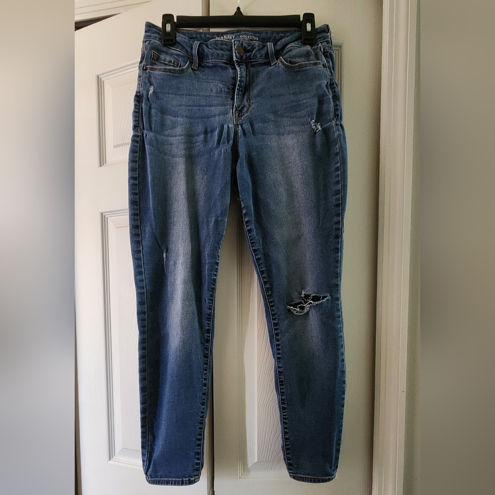 Women's Old Navy Rockstar Mid Rise Jeans - Size 10 Short